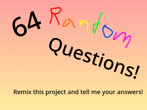 64 random questions! am1222alm edition