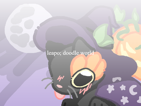 doodle world art; leapo halloween skin