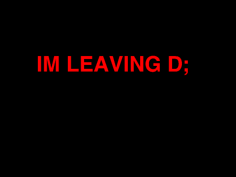 I'm leaving scratch.. :'(