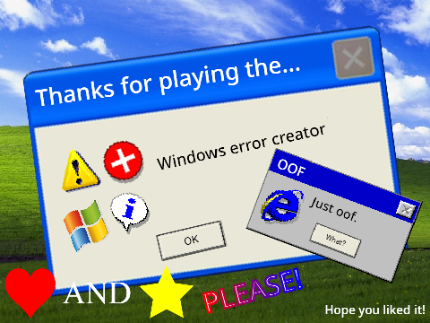 Windows Error Maker [V1.6]