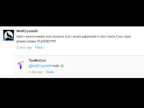 Reply From @TimMcCool