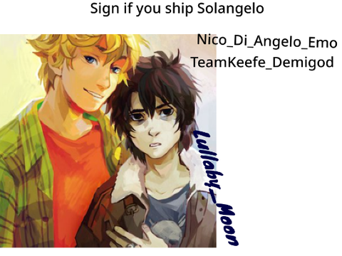 Sign If You Ship Solangelo (3rd Remix)
