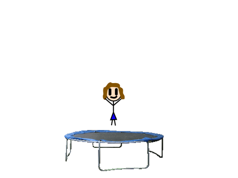 Jumping On A Trampoline