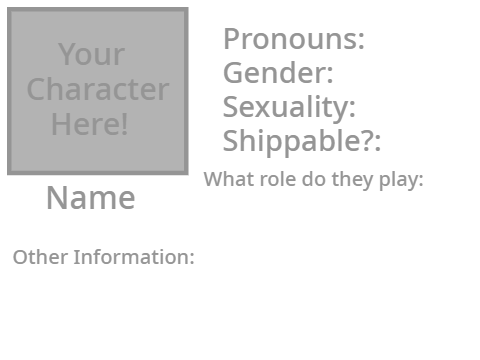 Transitioning | Character Sheet!