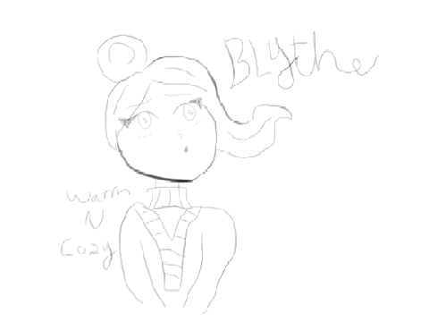 Blythe sketch!