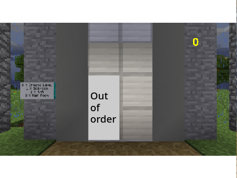 (out of order) KONE MonoSpace Lift in Minecraft remix remix