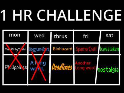 1 hr Animation challenge 4 myself (CANCELLED) 