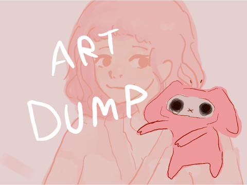 Art Dump #6 WITH BIRB AND HAIR