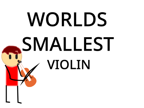 Map, Worlds Smallest Violin by MABBIRTHDAYCAKE