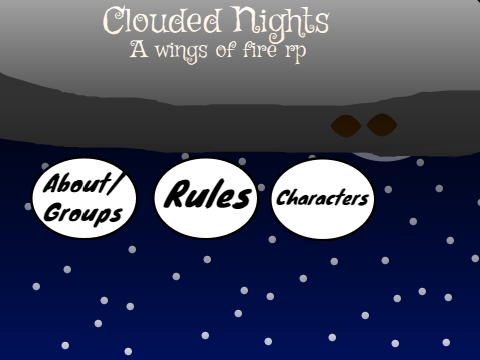 An entire roleplay group in one project-Clouded Nights