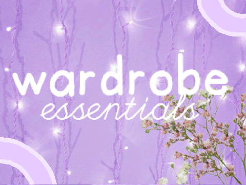 ~wardrobe essentials ⋆｡ﾟ☁︎｡⋆｡ ﾟ☾ ﾟ｡⋆