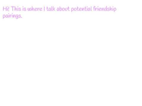  Friendships Pt. II- Riti Ed.