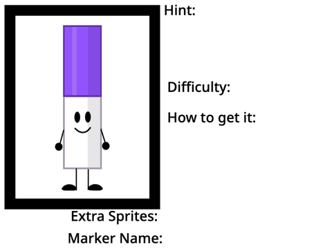 Submit Me Your Own Marker!