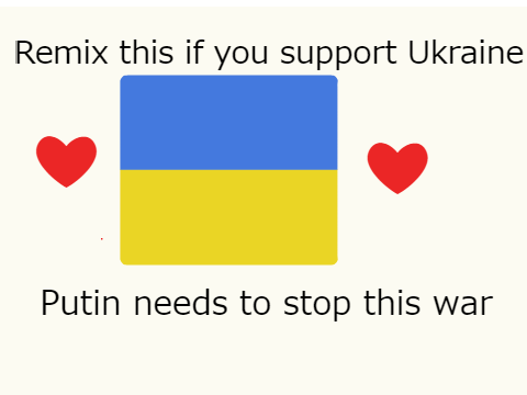 Peace for Ukraine remix