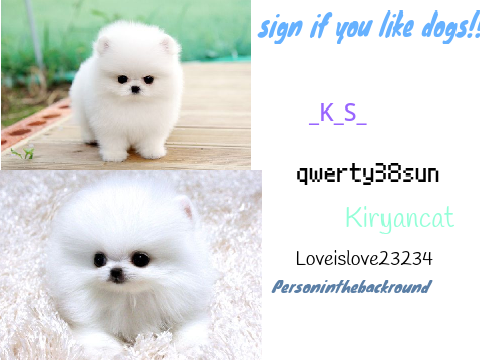 sign if you love dogs!!! remix remix remix remix remix