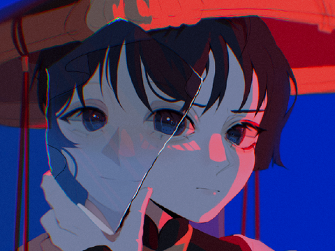 「ｓｃａｒａｍｏｕｃｈｅ」genshin art collab 