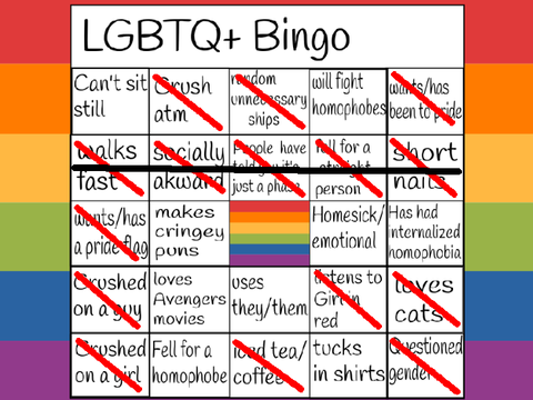 LGBTQ+ Bingo Thing