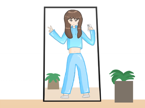 Mirror picture┃50-100 follower contest entry