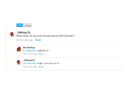 Racing @_UtkMcpe78_ to 200 followers #RaceTo200
