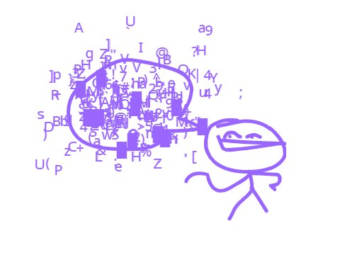 he is spreading his thoughts