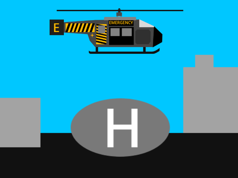 Rescue helicopter animation