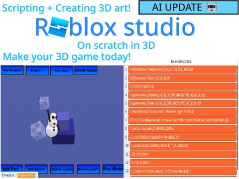 [AI] Roblox Studio 3D 
