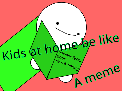 Kids at home be like