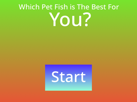 Which Pet Fish is The Best For You? Quiz