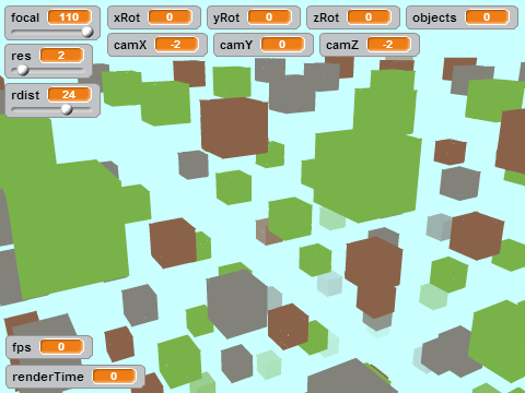 Minecraft Block Render Performance Test (Fog Test rev. 2, v2.1_04)