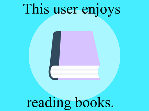 This user enjoys reading books. remix remix remix