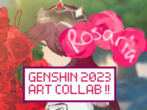 rosaria - ✿ genshin art collab