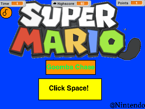 Super Mario Goomba Chase! 