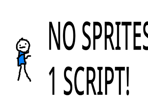 A game with no sprites... And 1 script