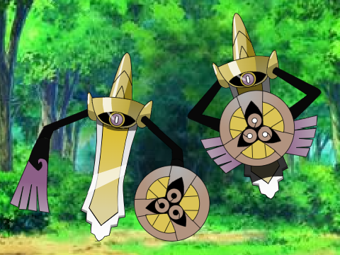 POKEMON ART "Aegislash"
