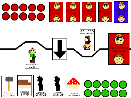 Cap Adventures card game