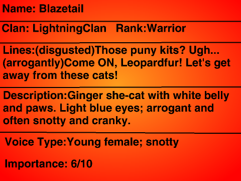 Warrior Cats Movie Voice Auditions! remix