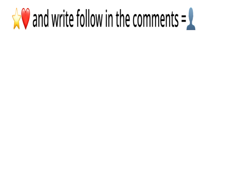 Heart and star and say follow in the comments for a free follow