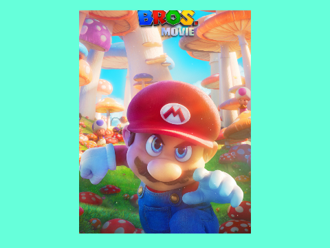 New mario bros movie posters!