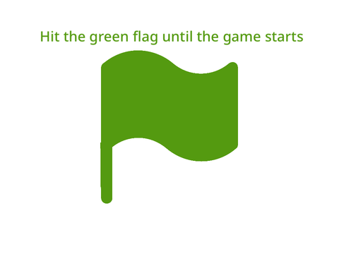 Click the green flag
