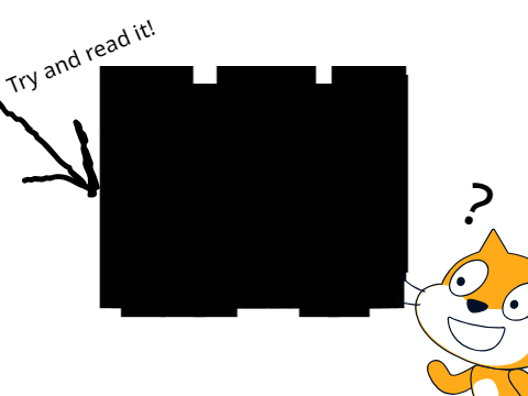 Try and read it!