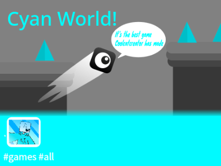 Cyan World! Contest entry. 