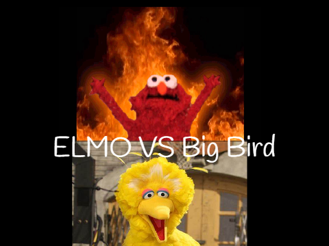 Elmo Vs Big Bird #All #Animations #Art #Stories