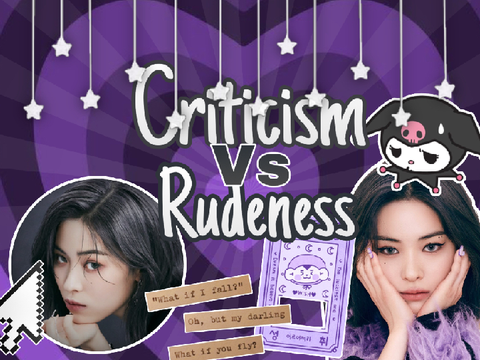 todays rant :: criticism vs hate??