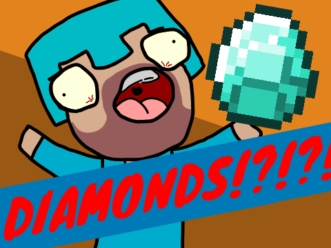 When You Find Diamonds In Minecraft #Animation #All #Art