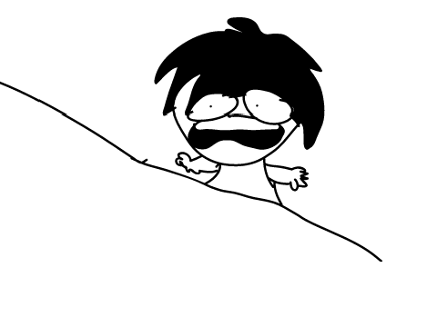 ルカが台パンし続けるGIF