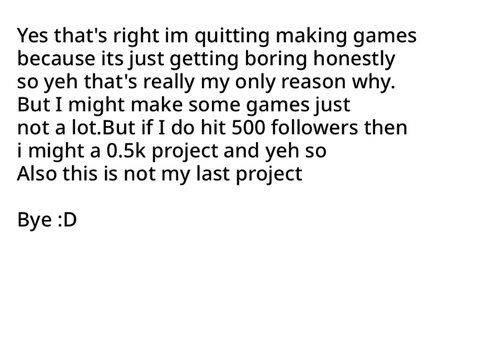 I’m Quitting Scratch