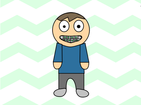 I got braces today!