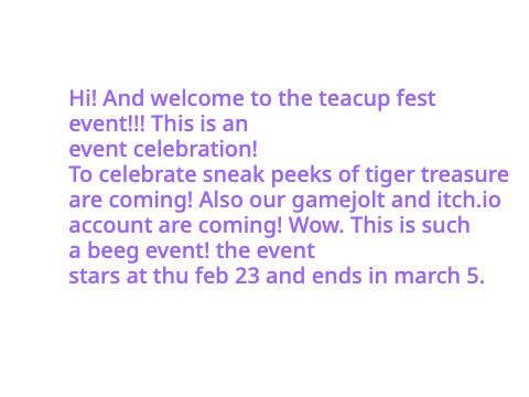 THE TECAUP FEST EVENT