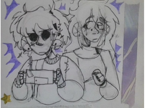 more traditional art because filler