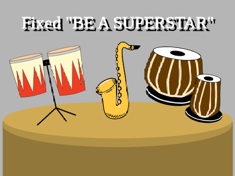 Fixed BE A SUPERSTAR
